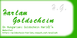 harlam goldschein business card